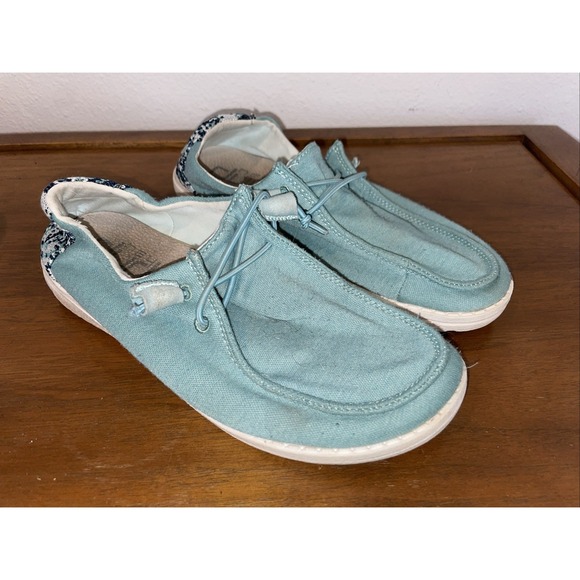 Hey Dude Shoes - Hey Dude Women's Wendy Stretch Fleece Sea Blue Size‎ 7